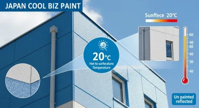 20°C까지 온도를 낮추는 AI 냉각 페인트